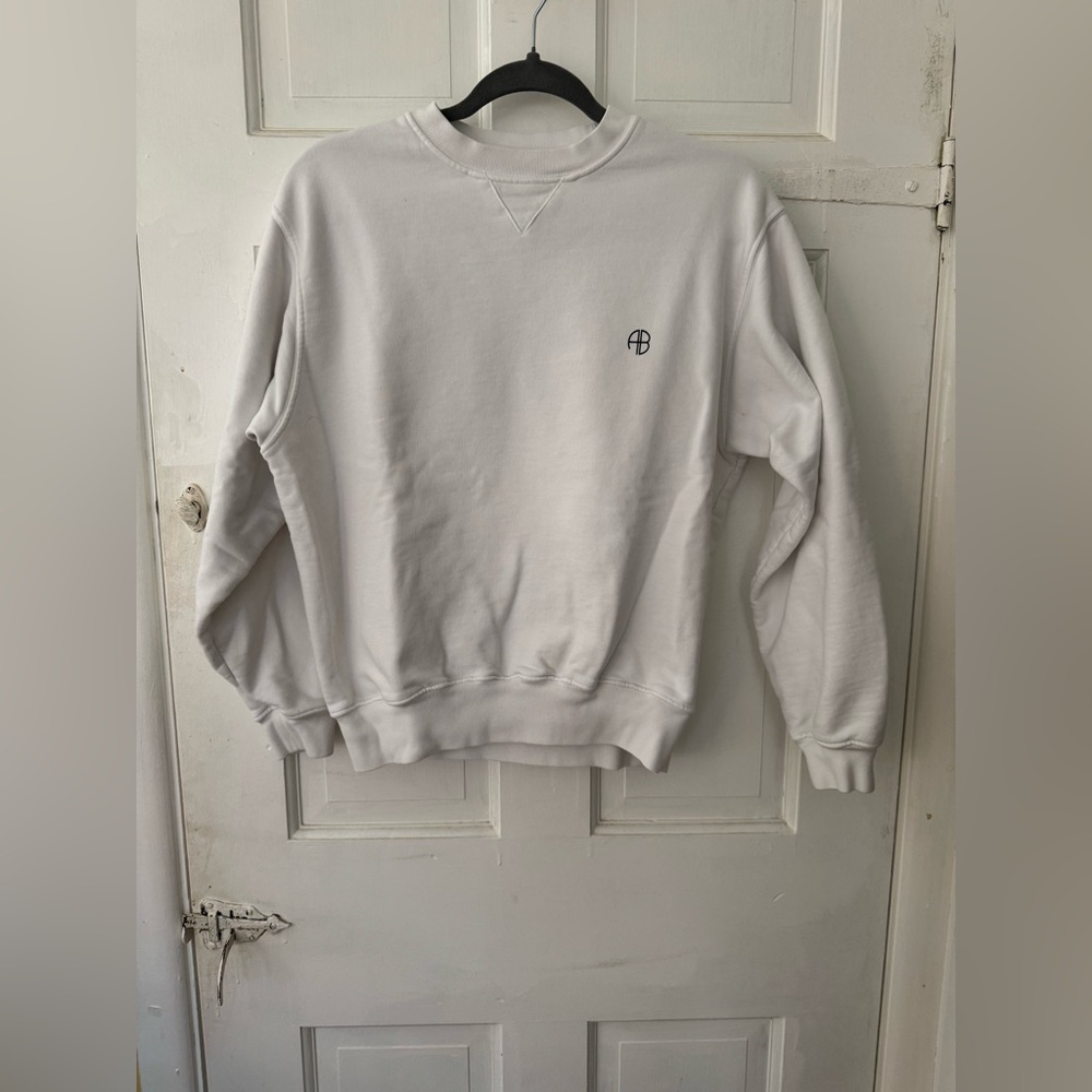 Anine Bing Outlaw Sweatshirt - White